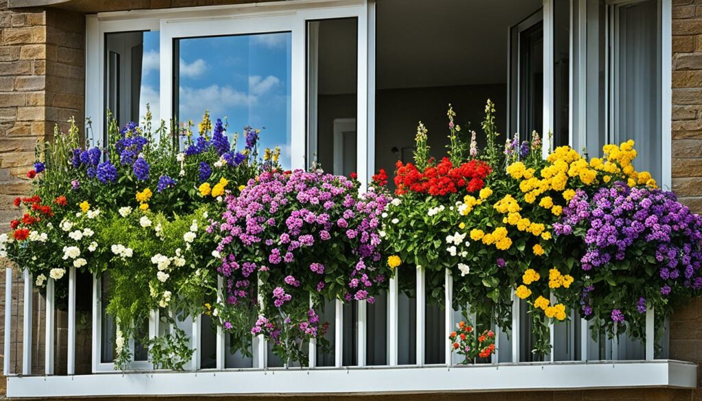 Blumenkombinationen Balkonkasten