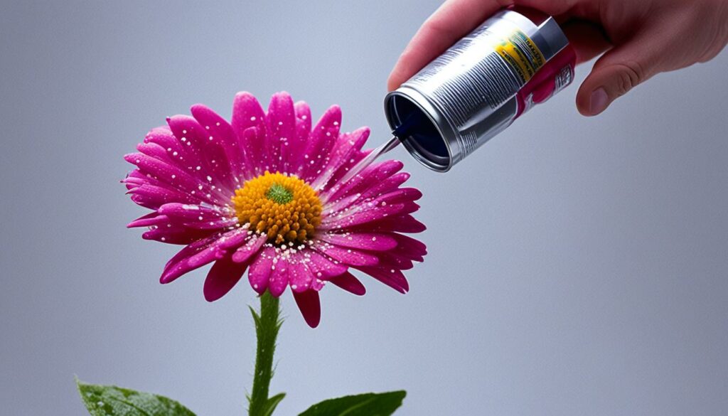 Haarspray zur Blumenkonservierung