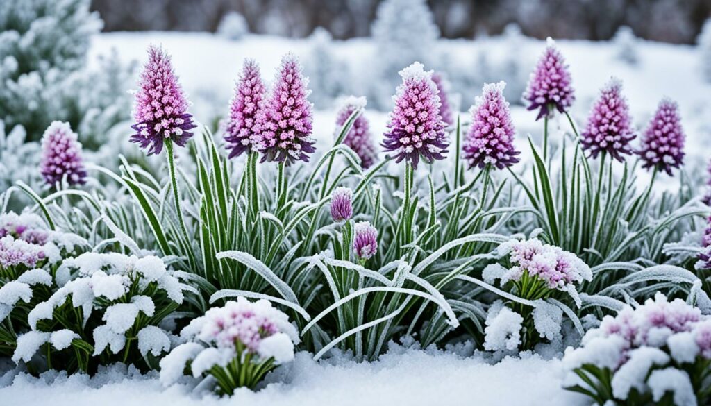 welche blumen bei frost auf friedhof